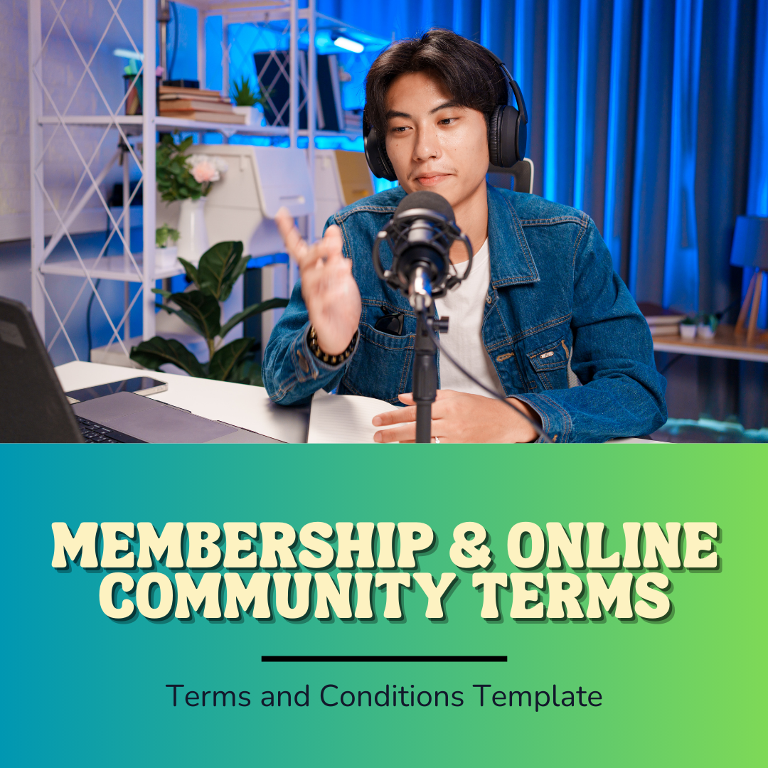 Membership & Online Community Terms and Conditions
