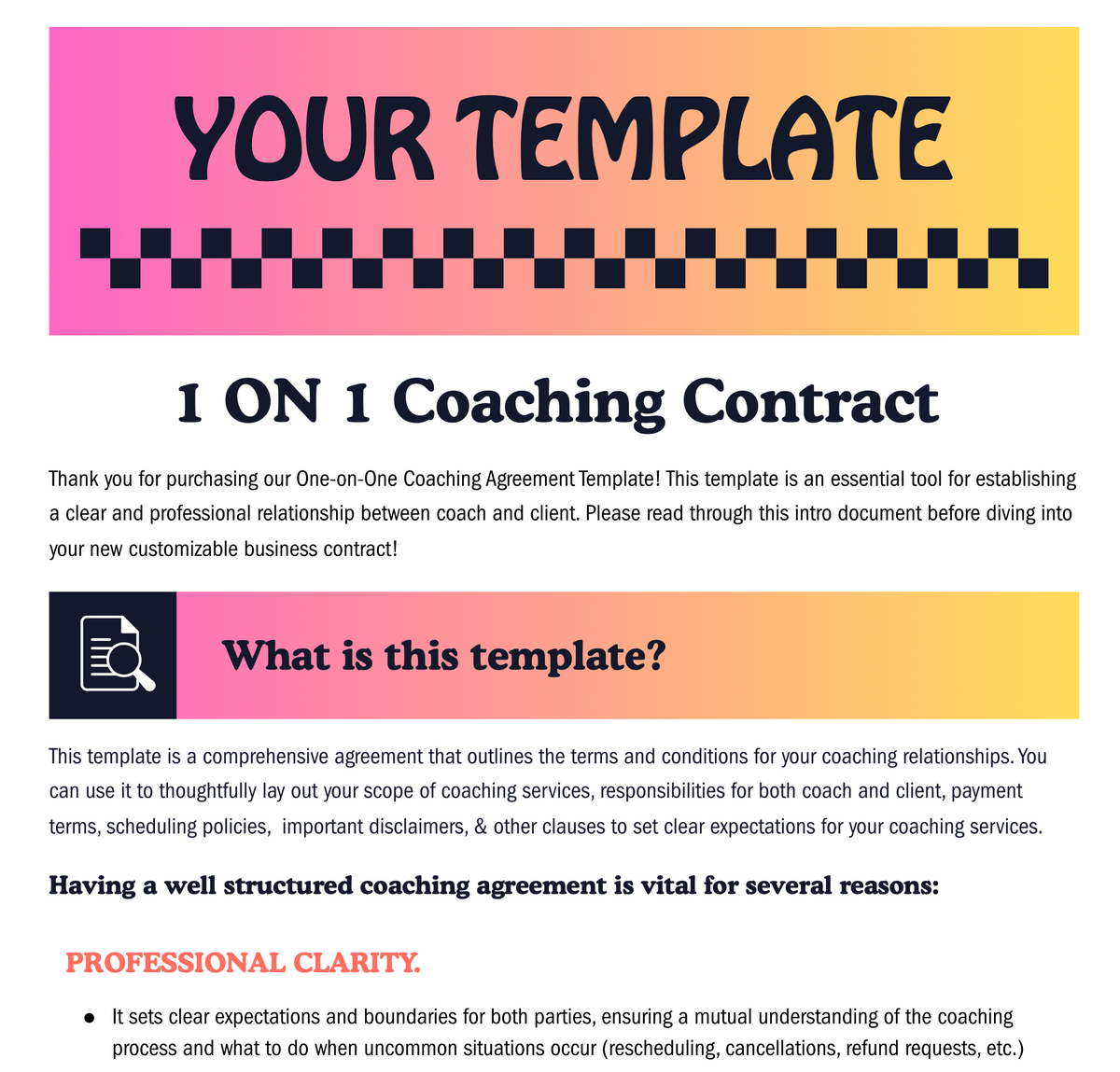 All Contract Templates – The Template Trove